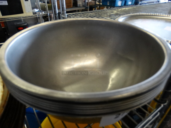 6 Metal Bowls. 12x12x4.5. 6 Times Your Bid! - Image 2 of 3