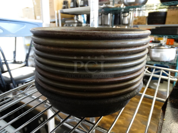 10 Metal Round Baking Pans. 7x7x1.5. 10 Times Your Bid! - Image 2 of 3