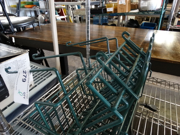 ALL ONE MONEY! Lot of Green Finish Pieces to Wall Mount Storage Unit! - Image 3 of 4