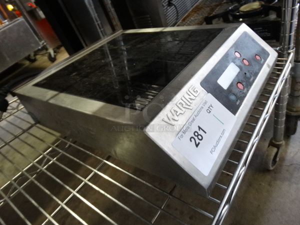 Waring Model WIH40 Metal Commercial Countertop Electric Powered Single Burner Induction Range. 120 Volts, 1 Phase. 13x16.5x4 - Image 2 of 6