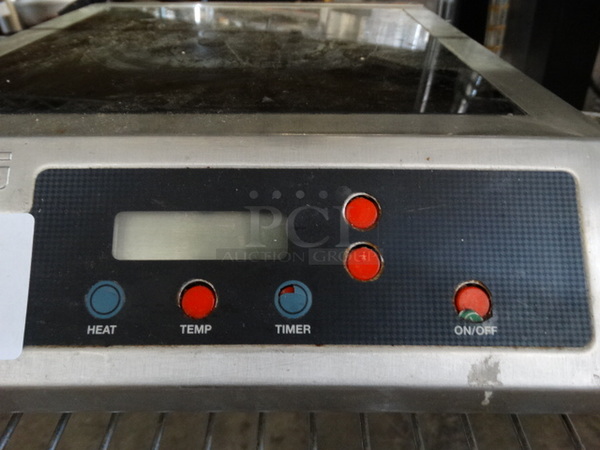 Waring Model WIH40 Metal Commercial Countertop Electric Powered Single Burner Induction Range. 120 Volts, 1 Phase. 13x16.5x4 - Image 4 of 6