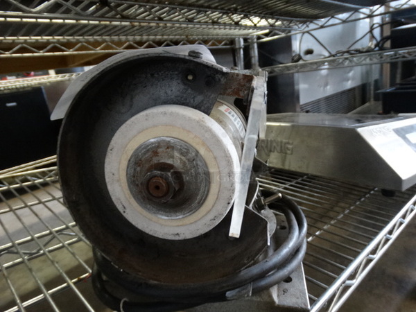 Model A1 Metal Commercial Grinder. 120 Volts, 1 Phase. 11x6.5x8. Tested and Powers On But Parts Do Not Move - Image 5 of 7