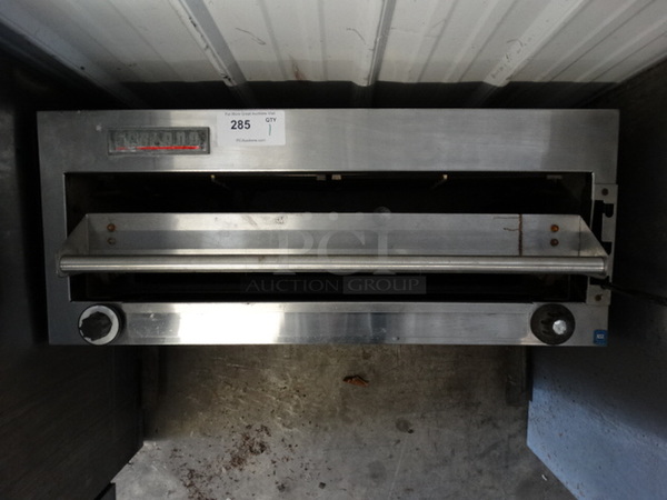 NICE! Garland Stainless Steel Commercial Gas Powered Cheese Melter. 34x22x22 - Image 1 of 5
