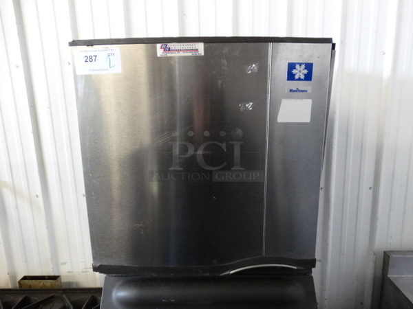 2 NICE! Items; Manitowoc Model SD0322A Stainless Steel Commercial Air Cooled Ice Machine Head and Manitowoc Model B420 Stainless Steel Commercial Ice Machine Bin. 115 Volts, 1 Phase. 22x33x72. 2 Times Your Bid! Makes One Unit - Image 3 of 8