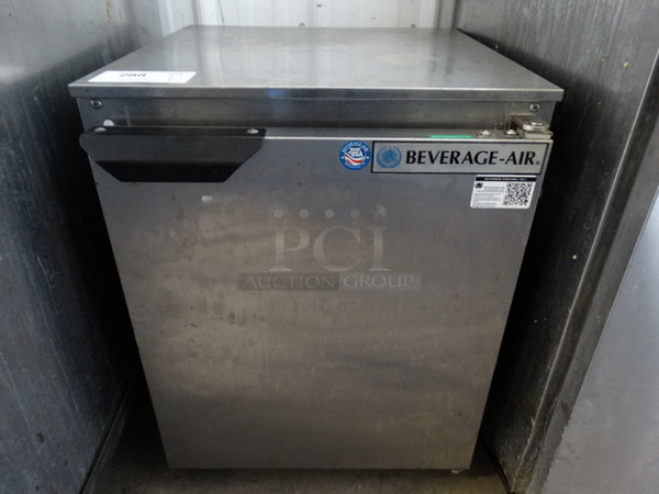 GREAT! Beverage Air Model UCR20Y-141 Stainless Steel Commercial Single Door Undercounter Cooler. 115 Volts, 1 Phase. 20x22x25. Tested and Working!