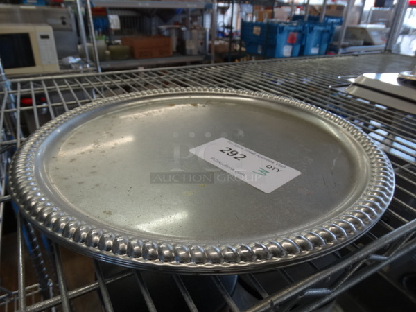 3 Metal Round Trays. 14x14x1. 3 Times Your Bid! - Image 3 of 3