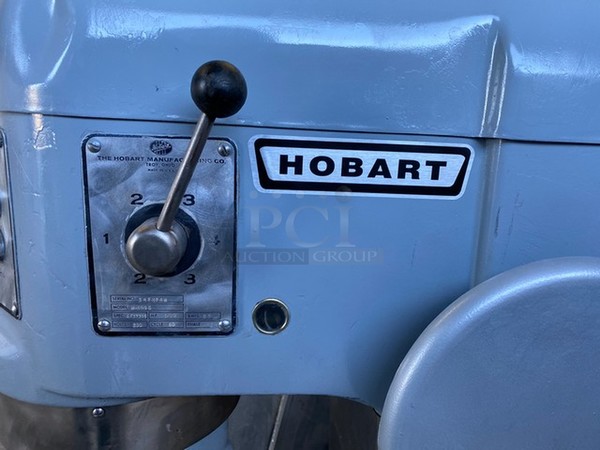 FANTASTIC! Hobart Model H-600G Metal Commercial Floor Style 60 Quart Mixer. 230 Volts, 1 Phase. 27x36x56 - Image 4 of 9