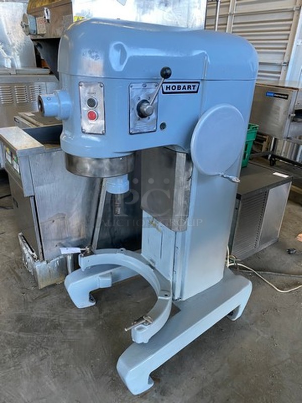 FANTASTIC! Hobart Model H-600G Metal Commercial Floor Style 60 Quart Mixer. 230 Volts, 1 Phase. 27x36x56 - Image 8 of 9