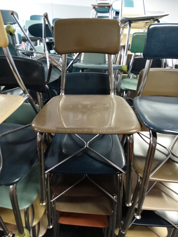 20 Various Metal Chairs. Includes 16x20x28. 20 Times Your Bid! (Room 14)