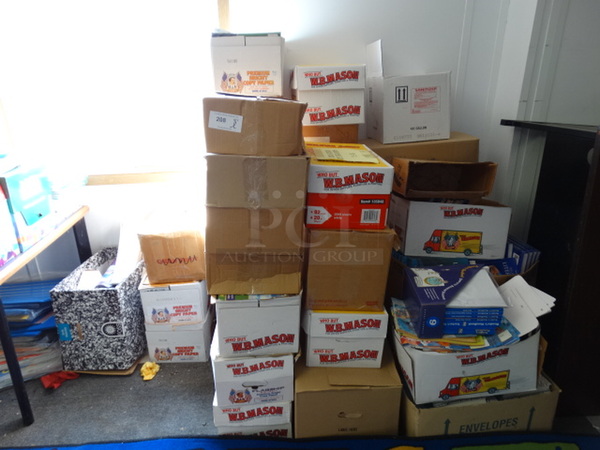 ALL ONE MONEY! Lot of Various Books In Boxes! (Hallway)