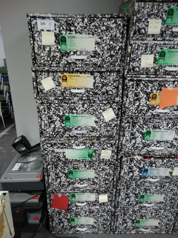 7 Various Boxes of Foss Full Option Science System Drawers. 24x17x12, 24x17x8. 7 Times Your Bid! (Office/Room 10)
