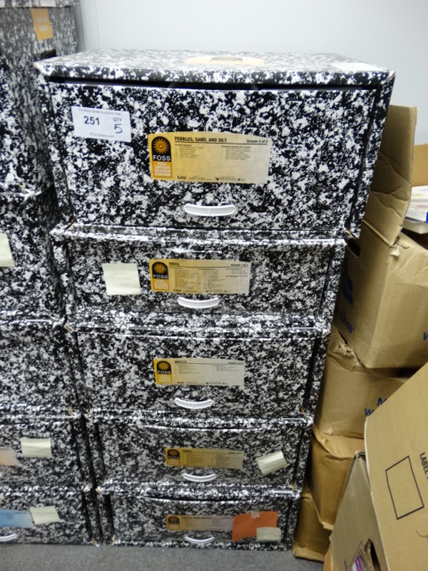 5 Various Boxes of Foss Full Option Science System Drawers. 24x17x12, 24x17x8. 5 Times Your Bid! (Office/Room 10)