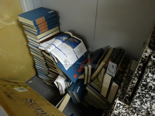 ALL ONE MONEY! Lot of Various Books Including World Book Encyclopedias! (Office/Room 10)