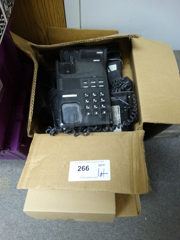 ALL ONE MONEY! Lot of Various Items Including 5 Cortelco Office Telephones! (Office/Room 10)