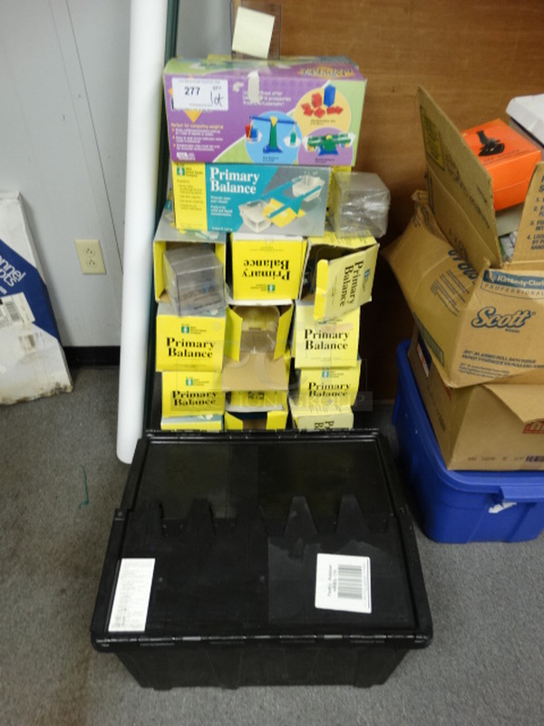 ALL ONE MONEY! Lot of Various Boxes of Primary Balance Scales! (Office/Room 10 Back Room)