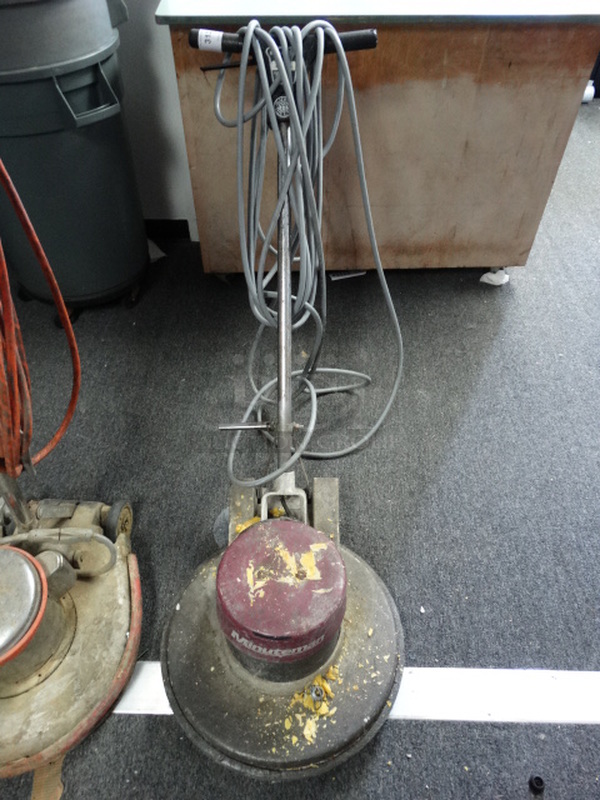 NICE! Metal Commercial Electric Powered Floor Buffer. 20x22x37. (Utility Room)
