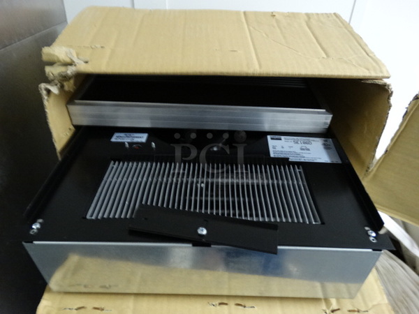 IN ORIGINAL BOX! Dayton Model 5E186D Metal Commercial Fan Forced Heater. 17x20x6. (Hallway)