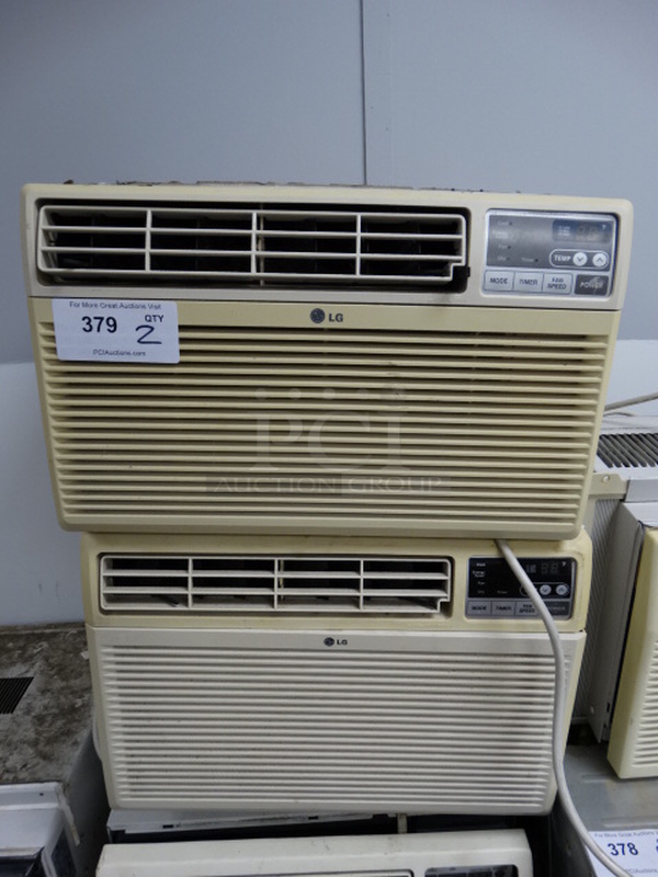 2 LG Model LWHD8000RY6 Window Mount Air Conditioning Units. 20x19x12. 2 Times Your Bid! (Room 23)