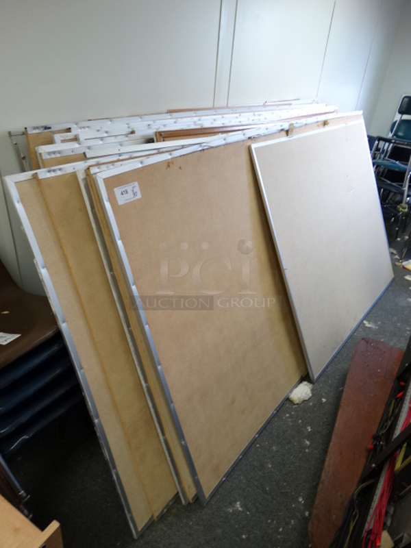 16 Bulletin Boards. Includes 96x1x48. 16 Times Your Bid! (Room 3)