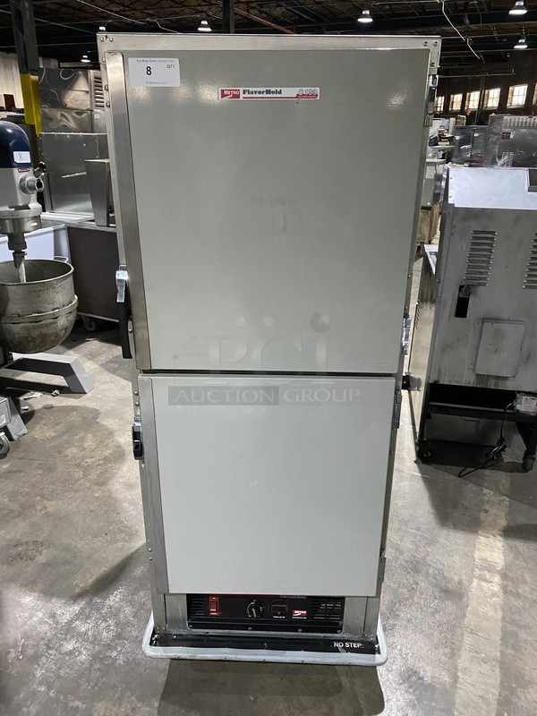 GORGEOUS! Metro 2 Door Food Warming Cabinet! Holds Full Size Trays! Flavor Hold Series! Model CC5953A! 120V! On Commercial Casters!