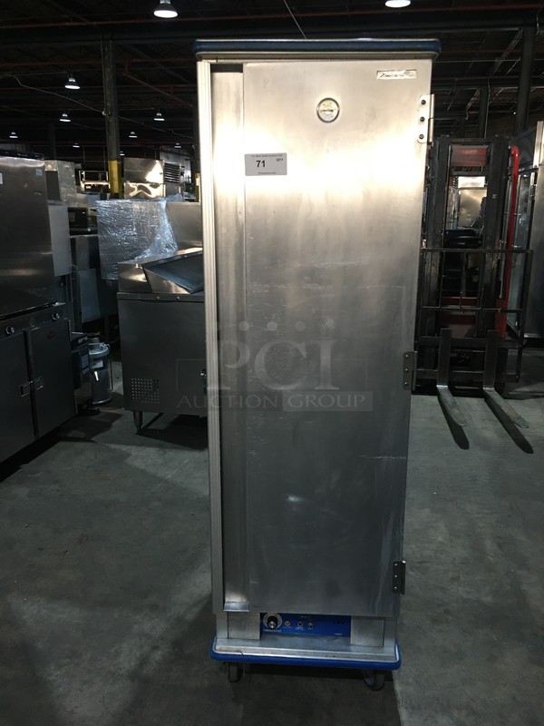 WOW! Precision Commercial Food Warming/Proofer Cabinet! Holds Full Size Trays! All Stainless Steel! Model IHC1840 Serial 1187! On Commercial Casters! 