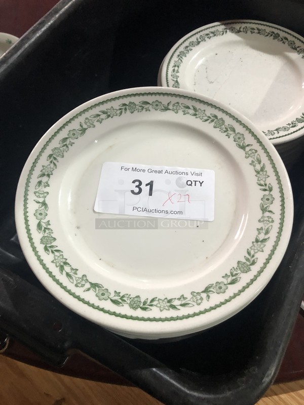 Round Small Serving Plates! 27 X Your Bid!