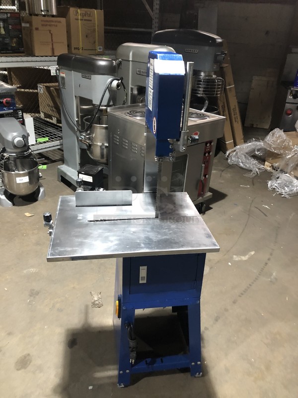 One Big Outlet Commercial Floor Style Heavy Duty Meat Bandsaw! Model 600W! 110V! Tested & Working!