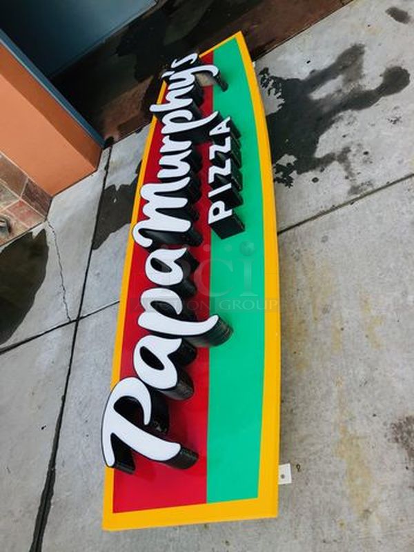 3 Papa Murphy's LED Signs.  - Image 1 of 4