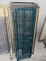 Set of 7 Wire Shelves various sizes.