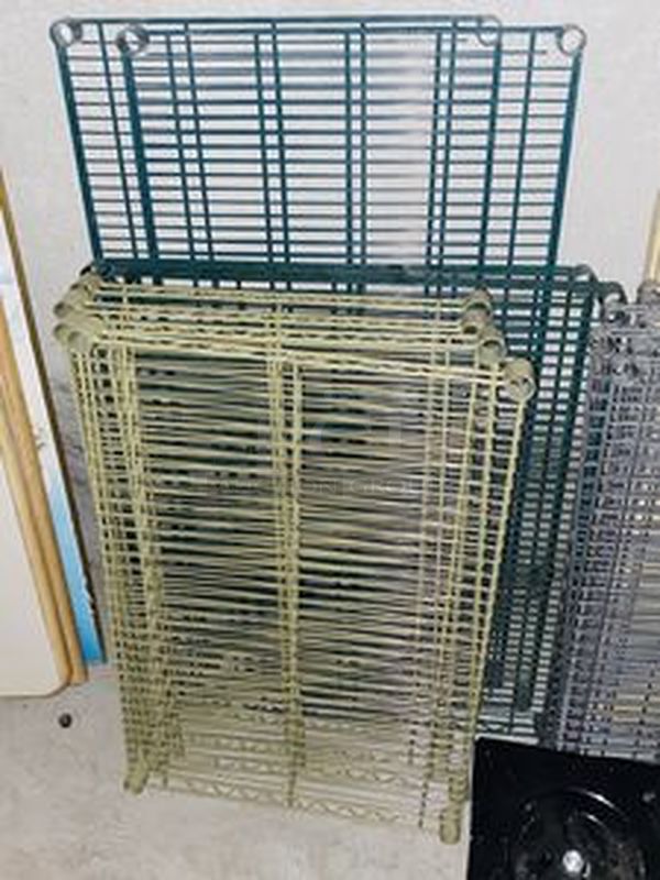 Variety Pack of 8 Wire Shelves. - Image 1 of 1