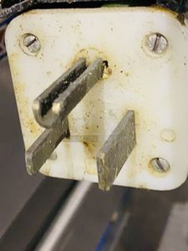 Bakers Pride P-44S Electric Countertop Pizza and Pretzel Oven On Commercial Casters - 208V, 1 Phase, 7200W   26”W x 28 1/2”H x 28”D   Baking Chamber Width 20 3/4 Inches Baking Chamber Depth 20 3/4 Inches Deck Height 3 1/4 Inches  Exterior Material: Stainless Steel Interior Material: Aluminized Steel Number of Decks: 4 Number of Doors: 2 Power Type: Electric Style: Deck Style Temperature Range: 300 - 650 Degrees F - Image 7 of 8