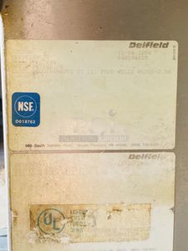 STEAMY! Delfield Custom Utility Stand with 2 Food/Soup Wells on Commercial Casters. 120V 3.8A. 
33x30x36 - Image 5 of 7