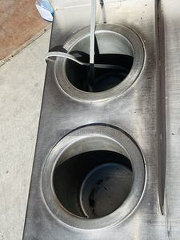 STEAMY! Delfield Custom Utility Stand with 2 Food/Soup Wells on Commercial Casters. 120V 3.8A. 
33x30x36 - Image 6 of 7