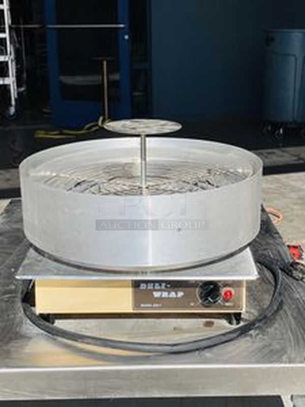 NEW! Wisco Anchor Pizza Capper, Deli-Wrapper Model 630 - Tested Works Perfect!

Dimensions	12"W x 12"D x 7"H
Volts	120
Amps	12.5
Watts	1150 - Image 1 of 6