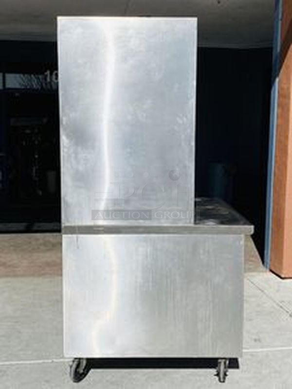 Stainless Steel Food Expo/Prep Station with Adjustable Top Shelf. Huge Amount of Storage on Commercial Casters!48x42x79-1/2 - Image 5 of 7