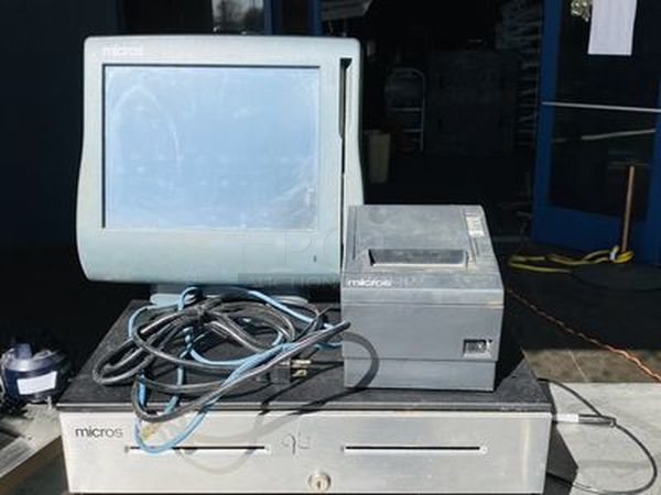 POS Systems With Micros Cash Drawer and Printer - Image 1 of 3