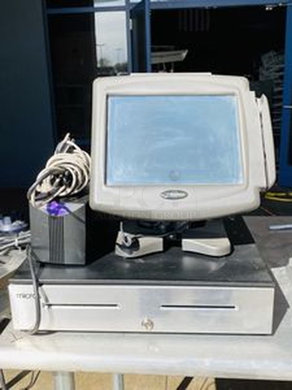 POS Systems With Micros Cash Drawer & OneAC Power Module. - Image 1 of 5