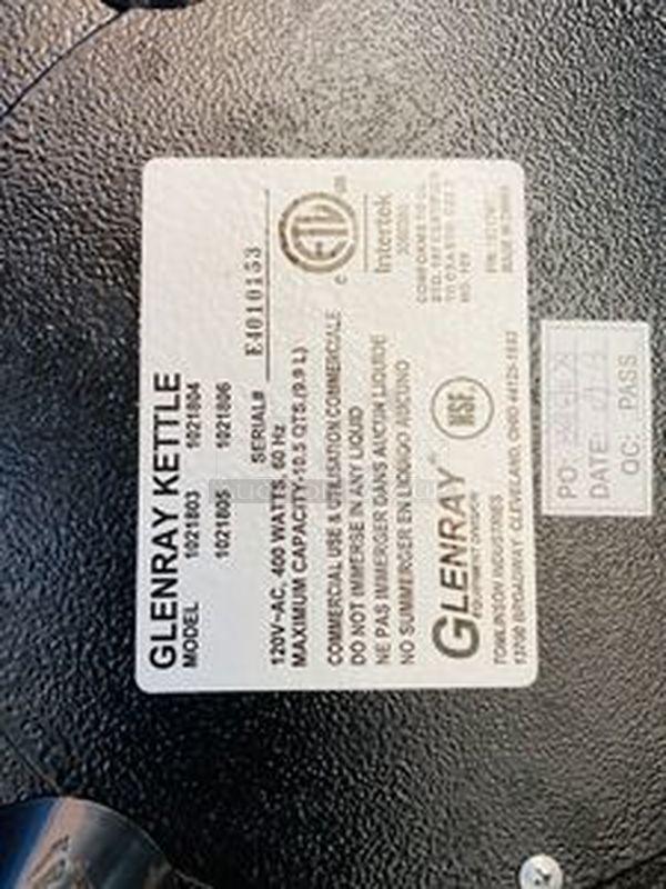 NICE!!Table with Base and Glenray Kettle.Table w/ Base - 24x24x30 Glenray Kettle - MN: 1021803 120v 60Hz - Image 4 of 4