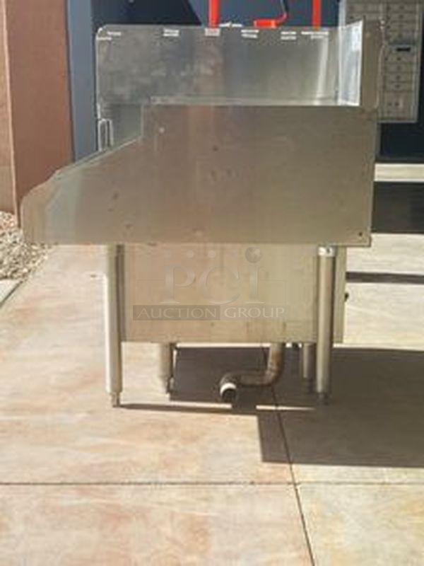 MUST HAVE!! Stainless Steel Krowne Back Bar Combo Unit - Hand Washing Sink, Soap Dispenser, Paper Towel Dispenser, Under Sink Cabinet For Trash Storage &  Glass Drying Rack - Image 5 of 8