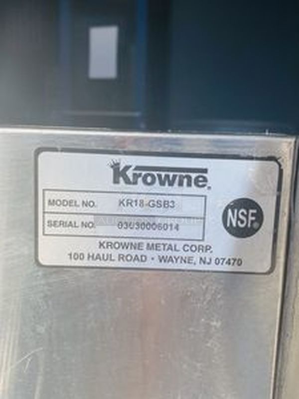 DEEEAL!! Krowner Custom Combination Under Bar Unit!

Unit Includes: Stainless Steel Glass Storage Cabinet with Drainboard Top and Glass Drying Station - Image 3 of 10