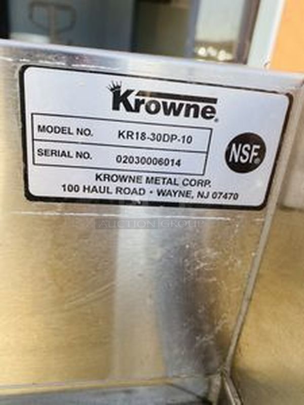AMAZING!! Krowne Under Bar Unit. Lot Includes: 1 Compartment Bar Sink with 8 Circuit Jockey Box. - Image 3 of 9