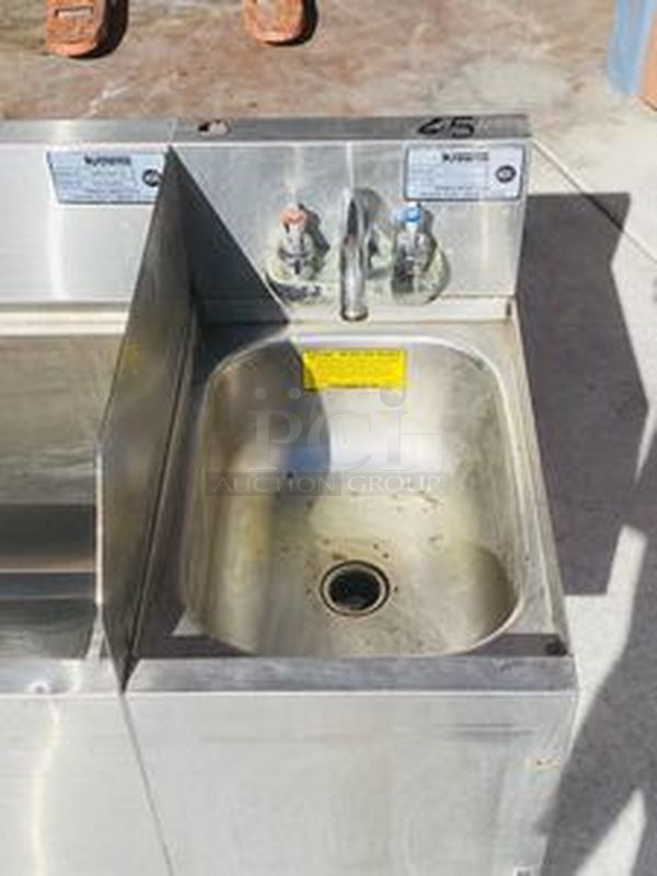 AMAZING!! Krowne Under Bar Unit. Lot Includes: 1 Compartment Bar Sink with 8 Circuit Jockey Box. - Image 8 of 9