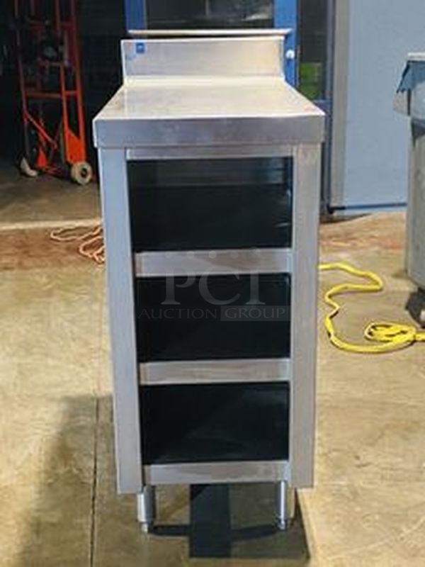BEAUTIFUL! Stainless Steel Work Top Cabinet with 3 Shelves and 6