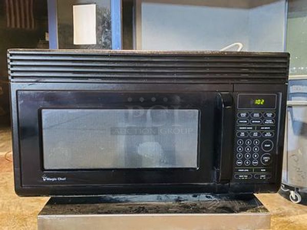 CHERRY! Magic Chef House Hold Microwave Oven/Hood Combo Oven Model: MCO160UB Tested. In Working Condition! 14x30x17 120v 60Hz