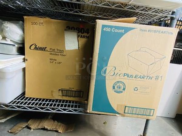 BONUS LOT! This Lot Consists of A 4 Shelf Wire Rack on Commercial Casters, Full Stocked with New and Used Restaurant Equipment and Supplies. Easily Worth over $2,000.00  Rack is 80" Tall, on Comercial Casters, With (4) 72"x24" Shelves. - Image 3 of 12