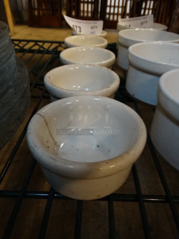 5 White Ceramic Bowls. 3x3x1.5. 5 Times Your Bid!