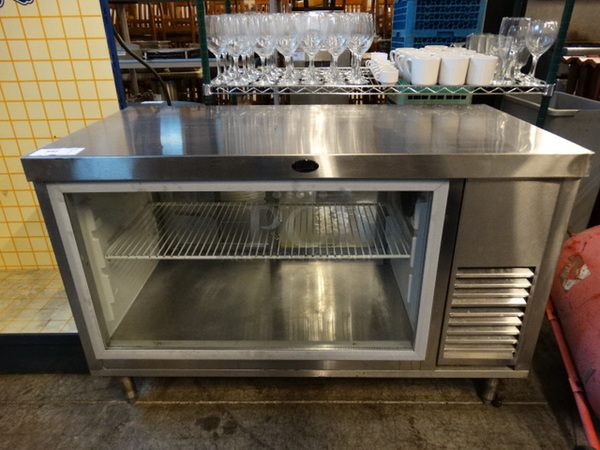 NICE! Randell Stainless Steel Commercial Deli Display Case Merchandiser. 48x24.5x31. Tested and Working!