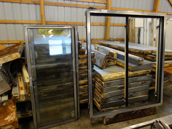 2 FANTASTIC! Walk In Boxes That Make Up One Combo Box; 8'x14'x8' Walk In Cooler and 6'x8'x8' Walk In Freezer. Comes w/ Copeland Model CF06K6E-TF5-945 Compressor, Tecumseh Compressor, Condenser and Russell Model AE36-120B Condenser,  2 Times Your Bid!