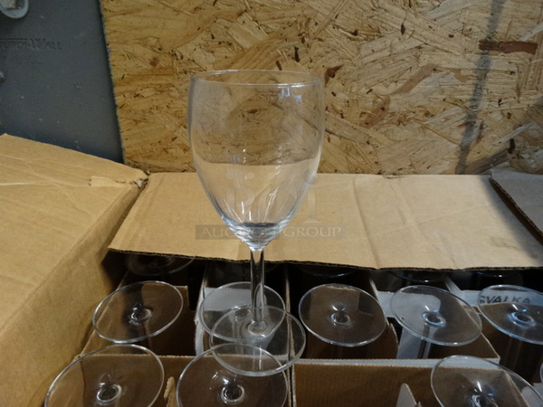 42 BRAND NEW IN BOX! Wine Glasses. 3x3x7. 42 Times Your Bid!