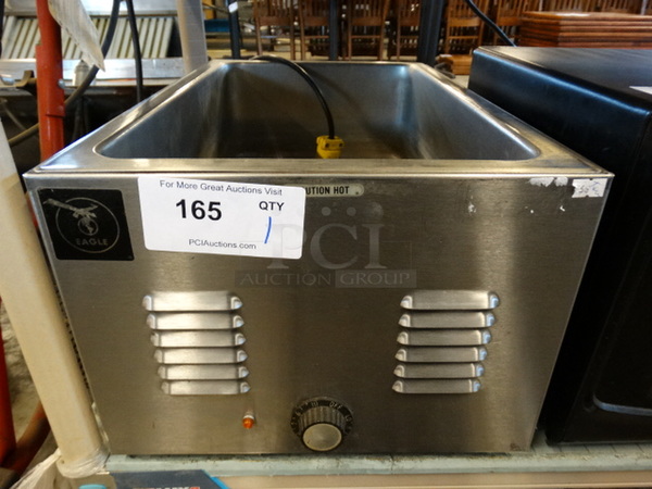 Eagle Model 1220FWE-120 Stainless Steel Commercial Countertop Food Warmer. 120 Volts, 1 Phase. 14.5x23x11. Tested and Working!